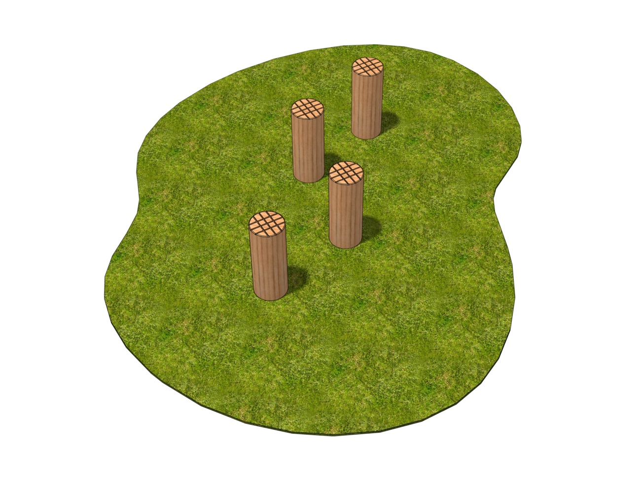 150mm Stepping Logs (4 Off)